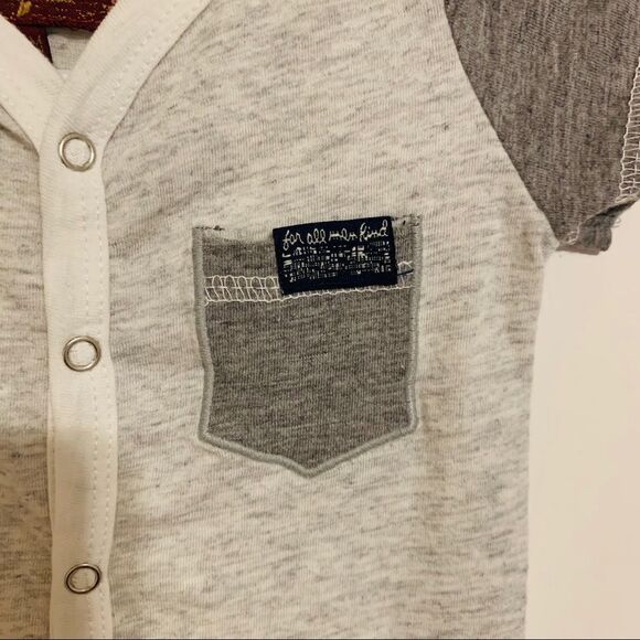 7 For All Mankind 3-6M Playsuit - Picture 2 of 4